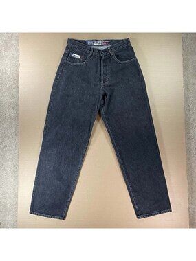 Rare VTG 90s Droors Clothing Baggy Denim Jeans Mens 34x32 DC skate rave gat jnco